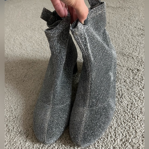Zara Sparkly Booties Heels - Picture 4 of 9